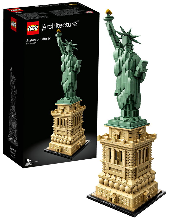 bilag Positiv fløjte LEGO Architecture 21042 Frihedsgudinden