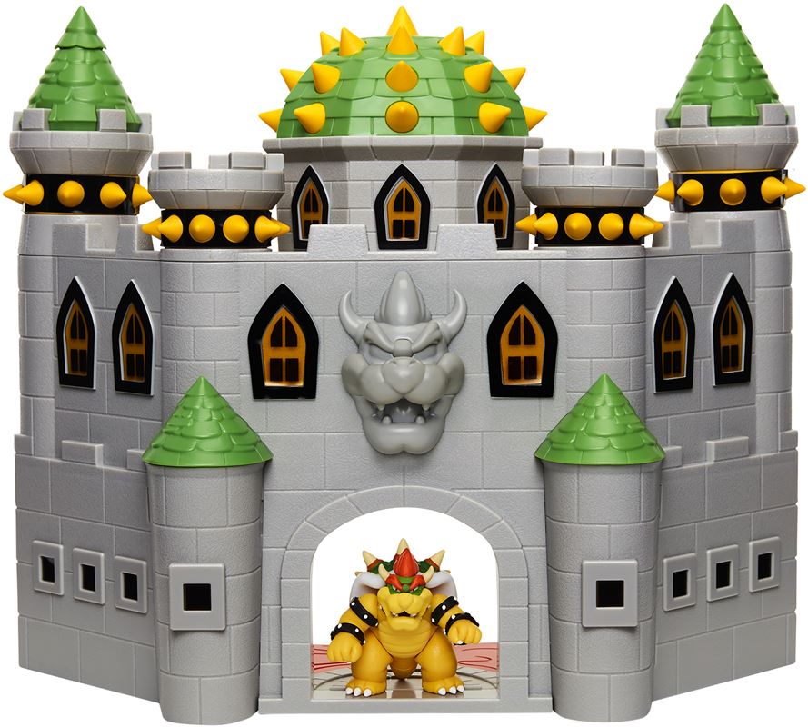 Nintendo Super Mario Bowser's Castle - lekset med Bowsers slott och  exklusiv figur - 19 delar - 400204