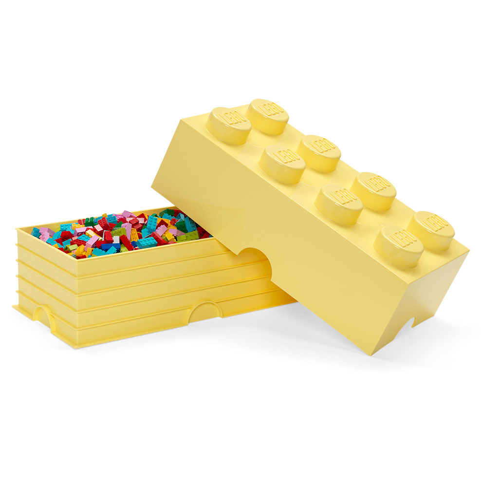 12.3x12.3x18.3 cm LEGO Storage Brick Lunch Box 4 Rosso 