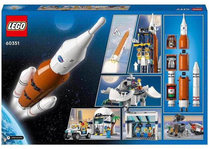 Afgørelse uærlig satellit LEGO City Space Port 60351 Raketaffyringscenter