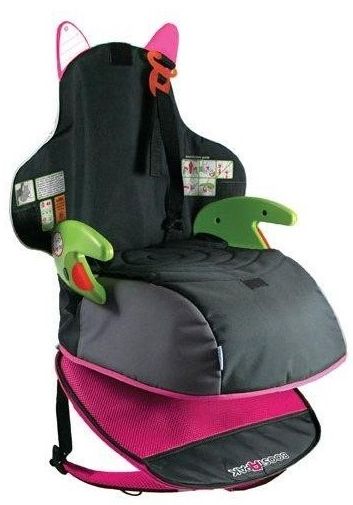 Trunki BoostApak bältesstol och ryggsäck i ett - rosa