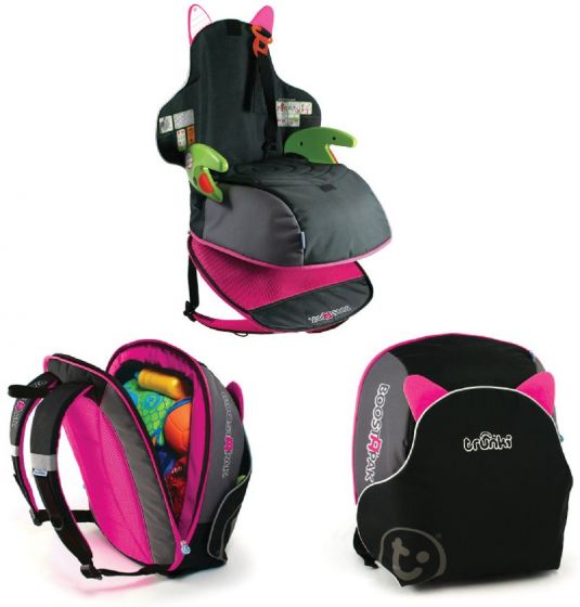 Trunki BoostApak bältesstol och ryggsäck i ett - rosa