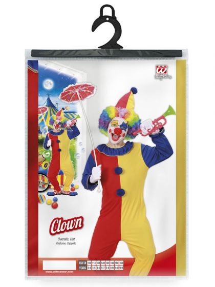 Maskeradkläder Clown 5-7 år - 128 cm