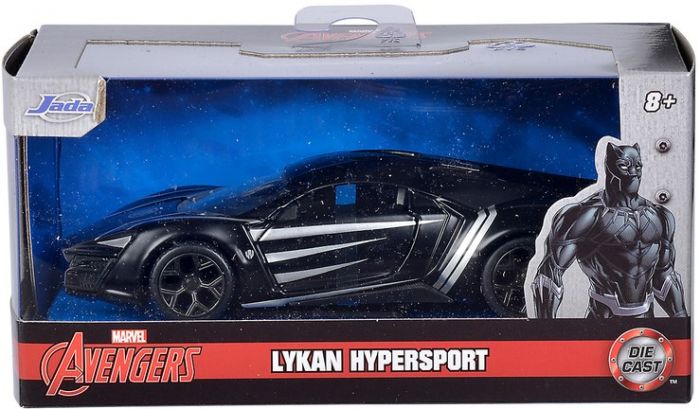 Marvel Avengers Black Panther Lykan Hypersport 1:32 metalbil