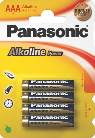 Panasonic AAA batterier 4-pack (LR03)