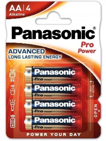 Panasonic Pro Power AA batterier - 4 pakning (LR06)