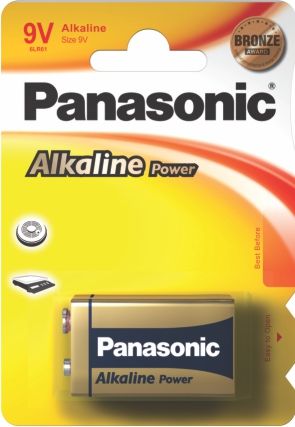 Panasonic 9V batteri (6LR61)