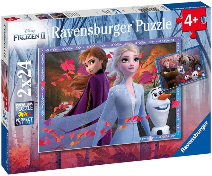 Ravensburger puslespill 2x24 brikker - Disney Frozen 2