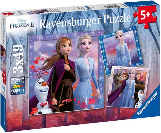 Ravensburger Disney Frozen puslespil - 3x49 brikker - Elsa