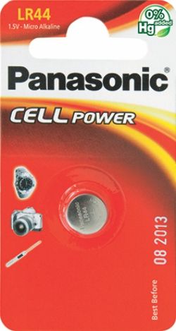 Panasonic LR44 1,5V - knappecellebatteri