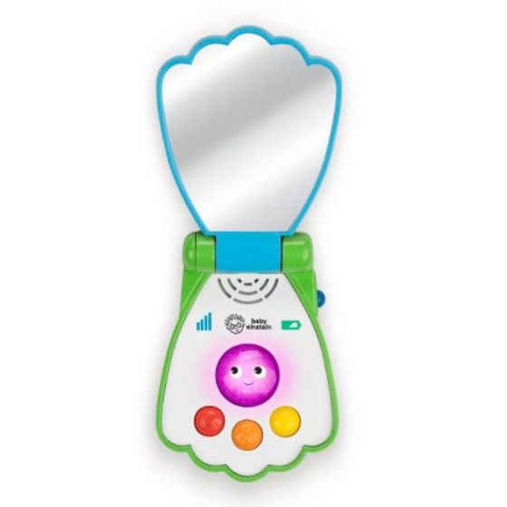 Baby Einstein Ocean Explorers Shell Phone - leksakstelefon med ljus, musik, fraser och spegel