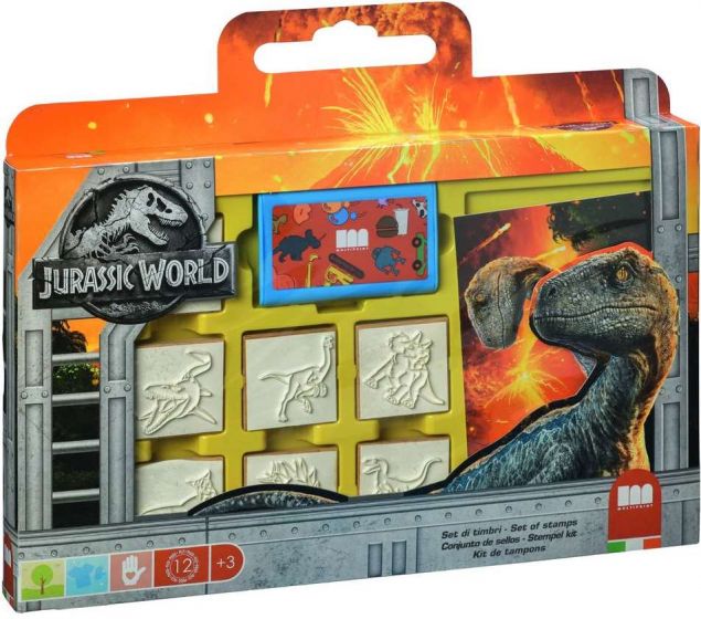 Multiprint Jurassic World Window Box Stempelsett - med album