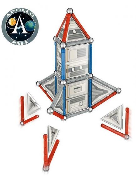 Geomag special edition NASA Rockets - magnetisk byggesett - 84 deler