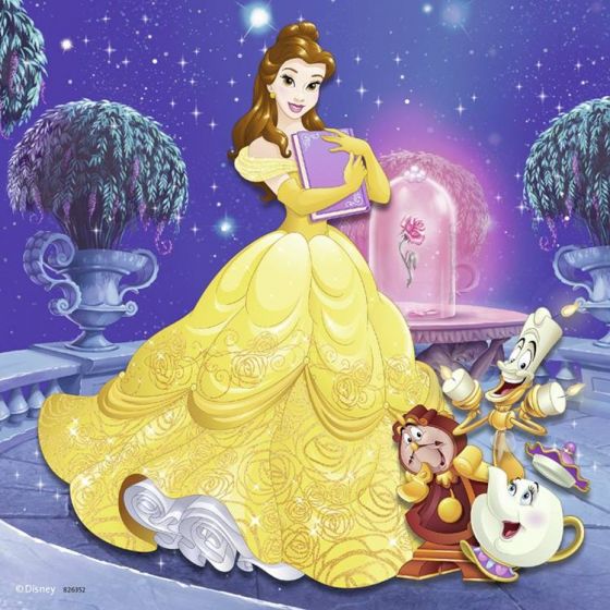 Ravensburger Disney Princess puslespill 3x49 brikker - Ariel, Belle og Askepott