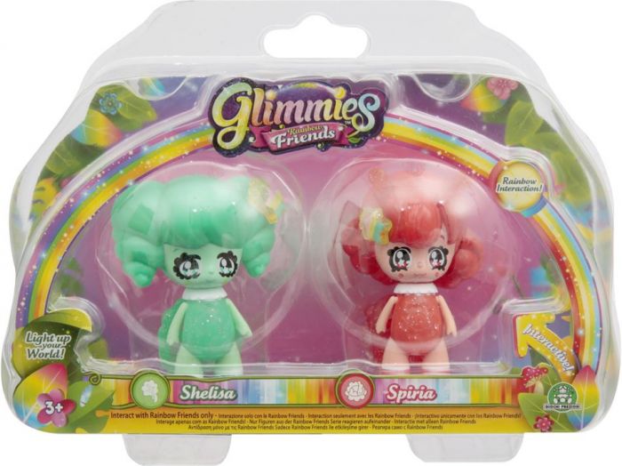 Glimmies Rainbow Friends 2-pack - Shelisa og Spiria