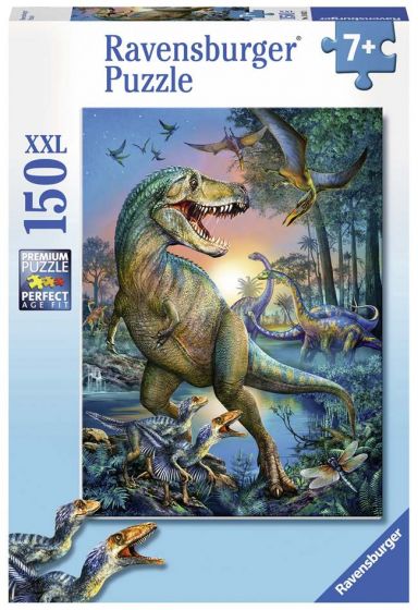 Ravensburger XXL puslespil 150 brikker - Dinosaur i solnedgangen