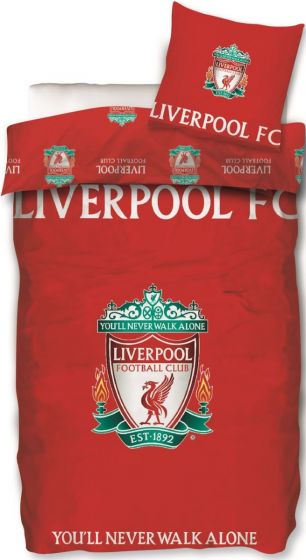 Liverpool FC sengesett i bomull - 140x200 cm