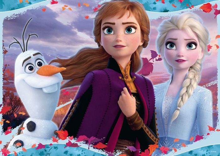 Ravensburger Disney Frozen golvpussel med 24 extra stora bitar - Elsa, Anna och Olof