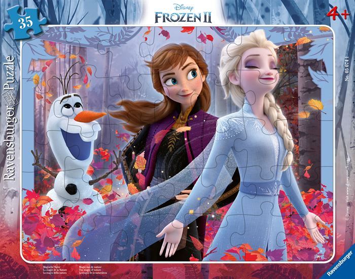 Ravensburger Disney Frozen puslespill 35 brikker - Anna, Elsa og Olaf