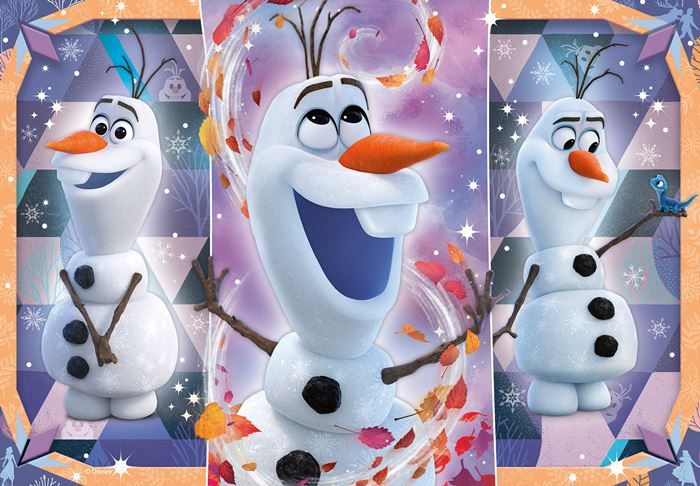 Ravensburger Disney Frozen puslespill 2x12 brikker - Alle elsker Olaf