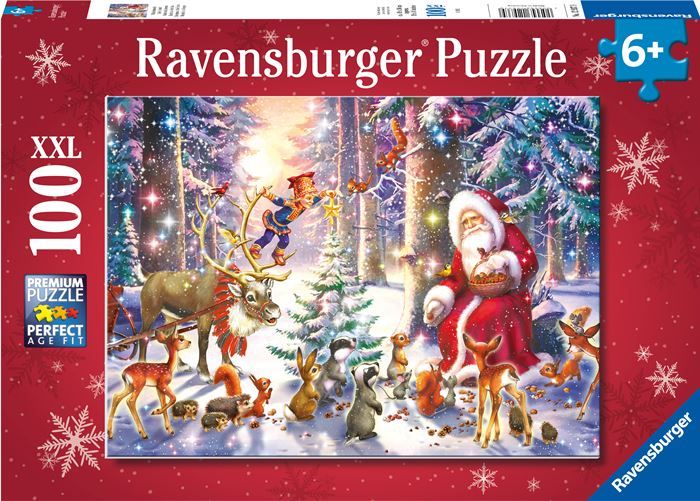 Ravensburger XXL puslespill 100 brikker - jul i skogen