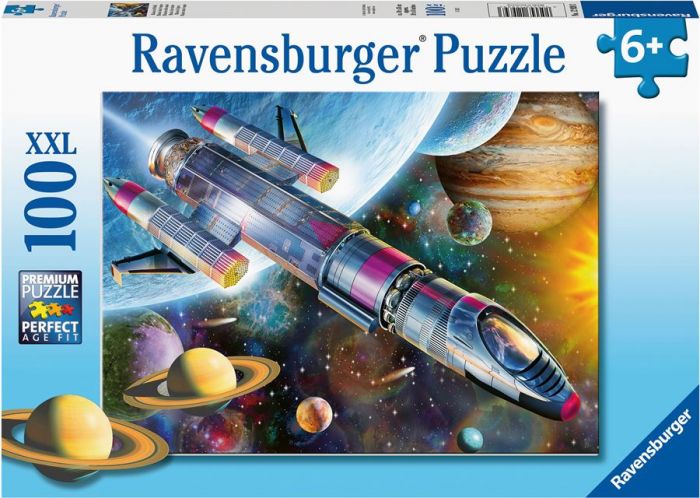 Ravensburger XXL puslespill 100 brikker - oppdrag i verdensrommet