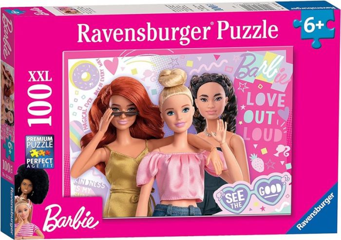 Ravensburger Barbie XXL puslespill med 100 brikker - See the Good