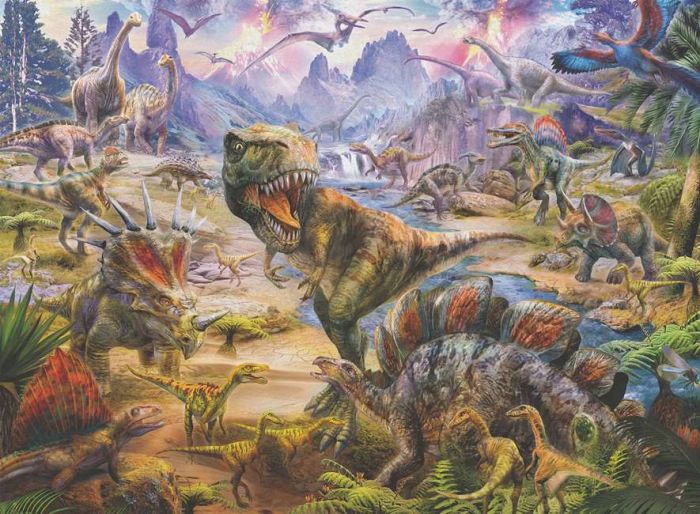 Ravensburger XXL puslespill 300 brikker - Dinosaur-verden