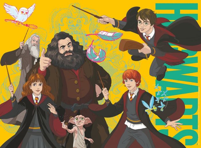 Ravensburger Harry Potter XXL puslespill 100 brikker - Harry Potter og venner