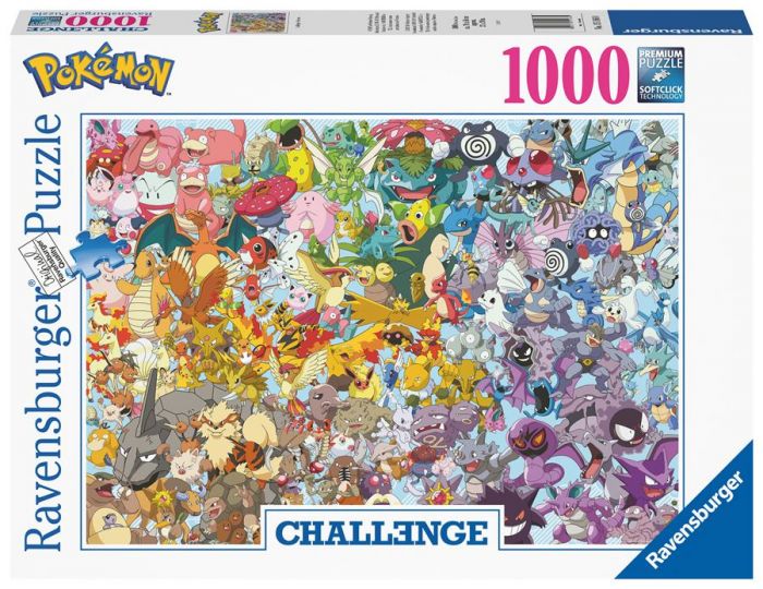 Ravensburger Pokemon puslespill 1000 brikker - Pokémon utfordring