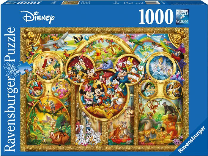 Ravensburger Disney puslespill 1000 brikker - Det beste fra Disney