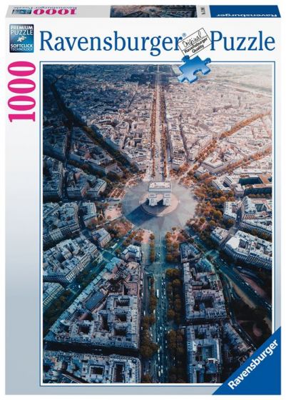 Ravensburger Pussel 1000 bitar - Paris från ovan