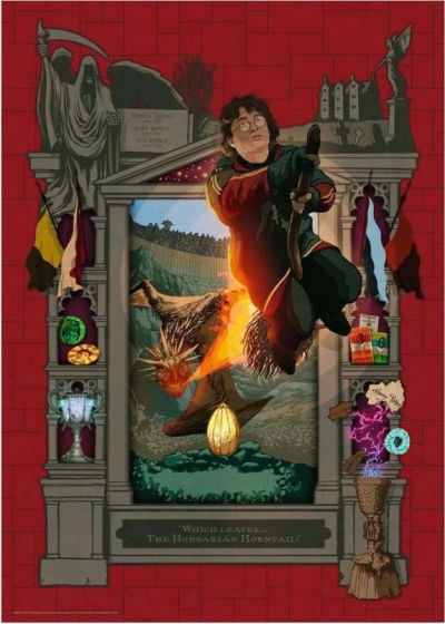 Ravensburger Harry Potter puslespill 1000 brikker - Harry Potter og ildbegeret