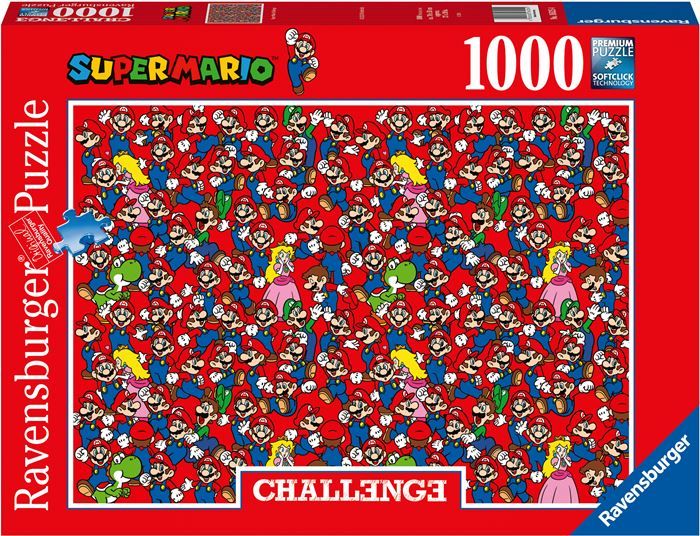 Ravensburger Super Mario puslespill 1000 brikker - challenge
