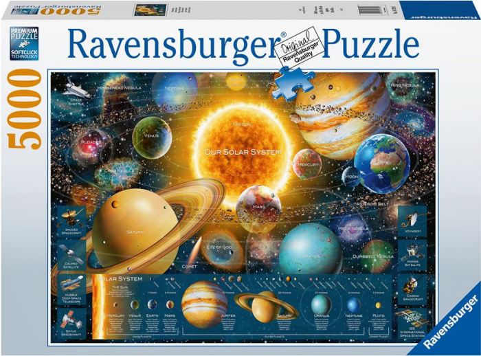 Ravensburger puslespill 5000 brikker - Solsystemet