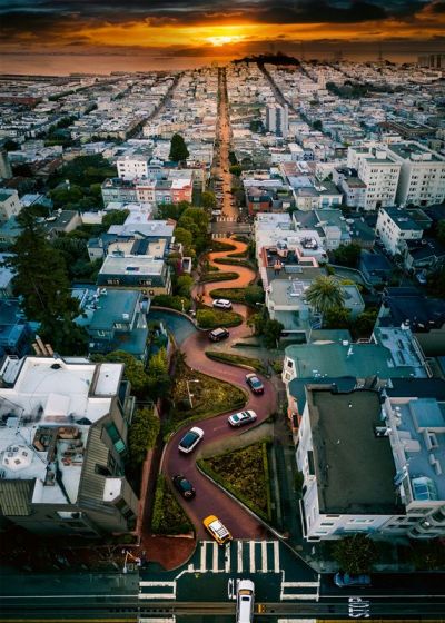 Ravensburger pussel 1000 bitar - Lombard street, San Fransisco