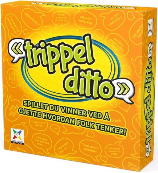 Trippel Ditto familiespill - strategispill - hva tenker vennene dine?