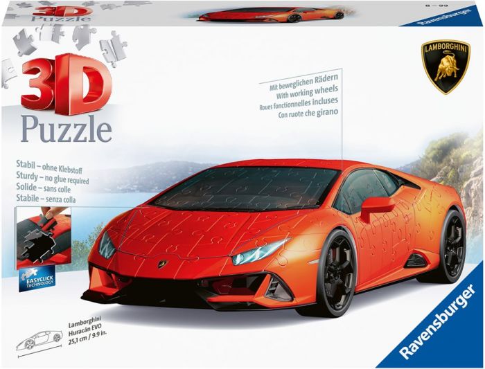 Ravensburger 3D puslespill 140 brikker - Lamborghini