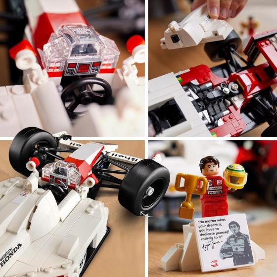 LEGO Icons 10330 McLaren MP4/4 og Ayrton Senna