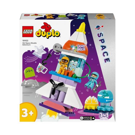 LEGO DUPLO Space 10422 3-i-1-eventyr med rumfærge
