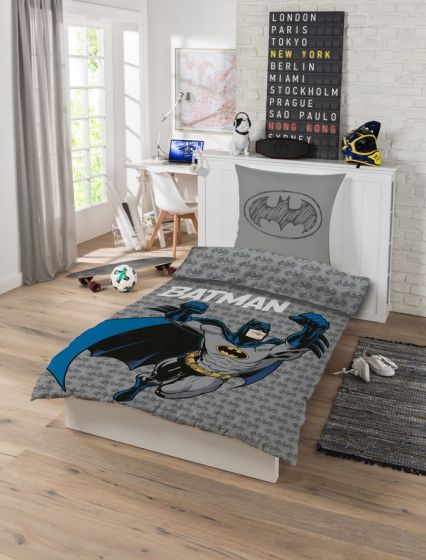 Batman sengesett i bomull - 140x200 cm