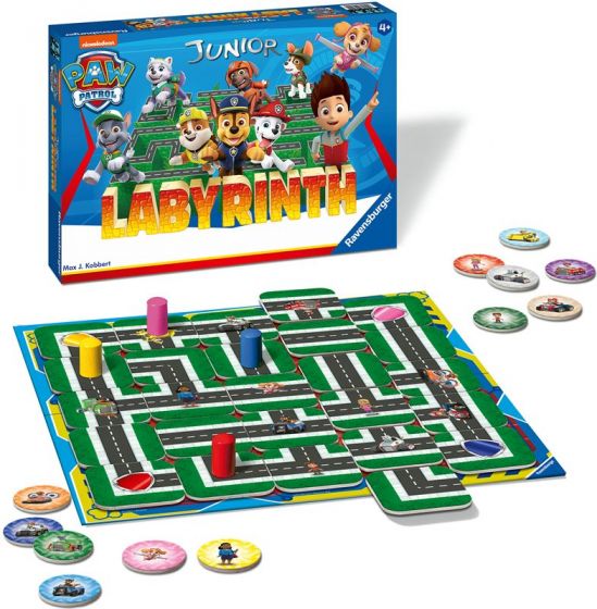 Ravensburger PAW Patrol Labyrinth Junior barnespill - morsomt strategispill 