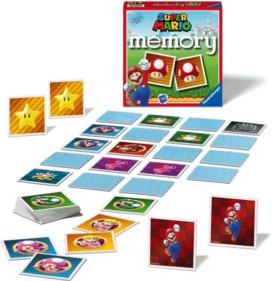 Ravensburger Super Mario memo-spill - finn to og to like