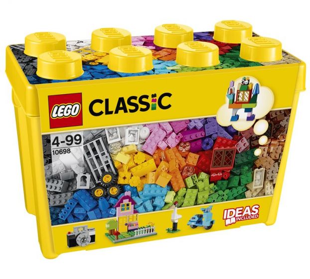 LEGO Classic 10698 Fantasiklosslåda stor - 484 klossar