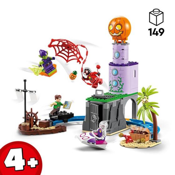 LEGO Super Heroes 10790 Marvel Spidey og de fantastiske vennene hans i Green Goblins fyrtårn