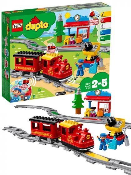 LEGO DUPLO Town 10874 Damptog - et komplet togsæt til de små