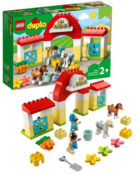 LEGO DUPLO Town 10951 Stall med ponni