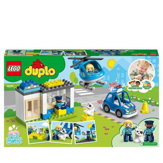 LEGO DUPLO Rescue 10959 Politistasjon og politihelikopter