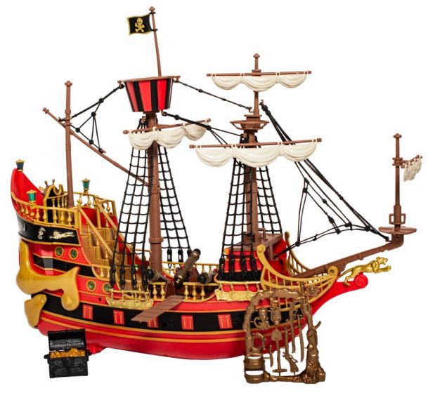 Kapten Sabeltand Piratskepp - Den svarta damen - 47 cm