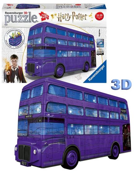 Ravensburger 3D Puslespill 216 brikker - Harry Potter Fnattbussen